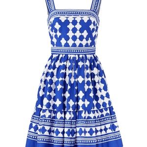 Kate Spade Lantern Poplin Flounce Dress